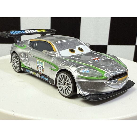 Disney Pixar Cars Nigel Gearsley Silver Racer Series - Picture 3 of 6